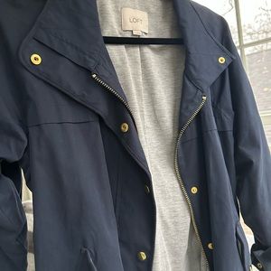 Navy Blue Lightweight Jacket from LOFT